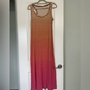 APT 9 Ombré striped maxi dress